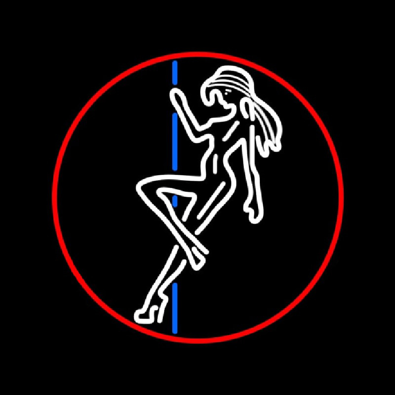 Custom Pole Dance Girl Strip Club Neon Sign USA