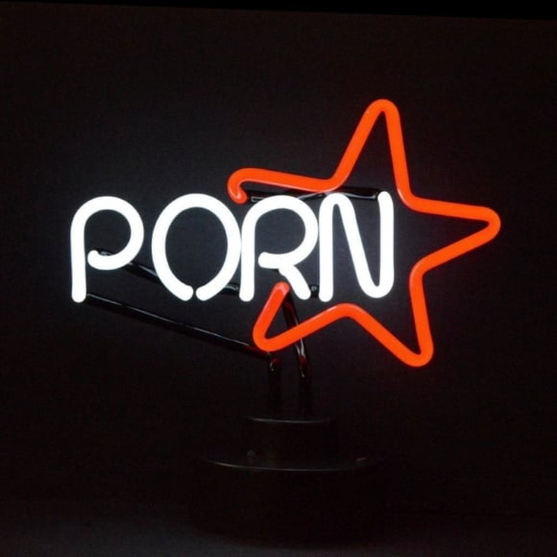 Custom Porn Star Desktop Neon Sign