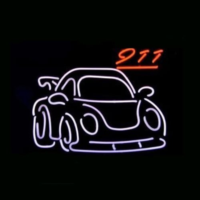 Custom Porsche 911 Gt2 Car Dealer Neon Sign USA