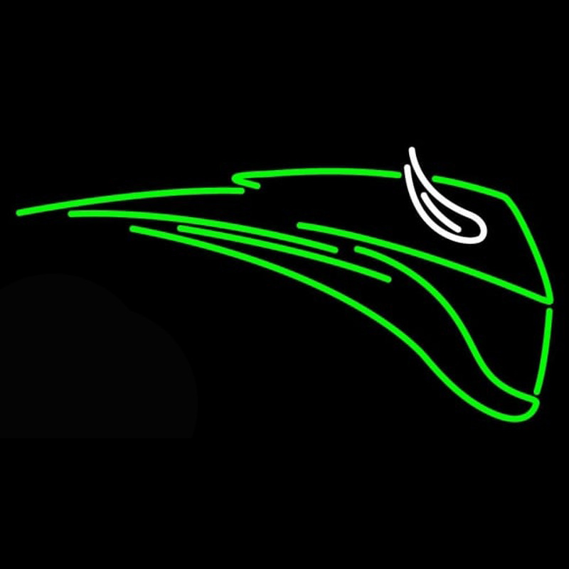 Custom Portland State Vikings Secondary 1999 Pres Logo NCAA Neon Sign Neon Sign USA