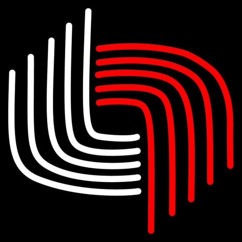 Custom Portland Trail Blazers Alternate 1970 71 1989 90 Logo NBA Neon Sign Neon Sign USA