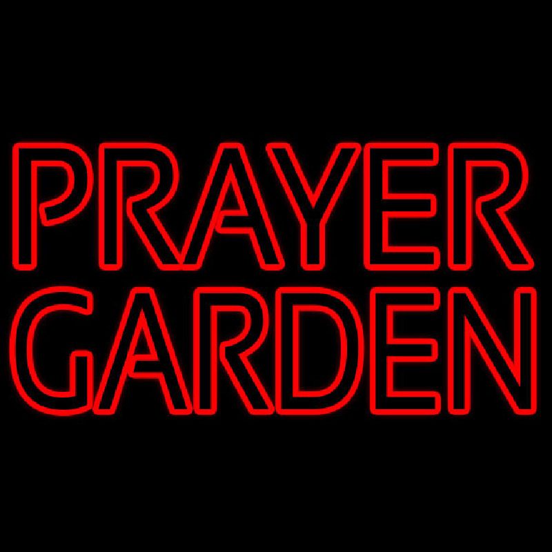 Custom Prayer Garden Neon Sign USA