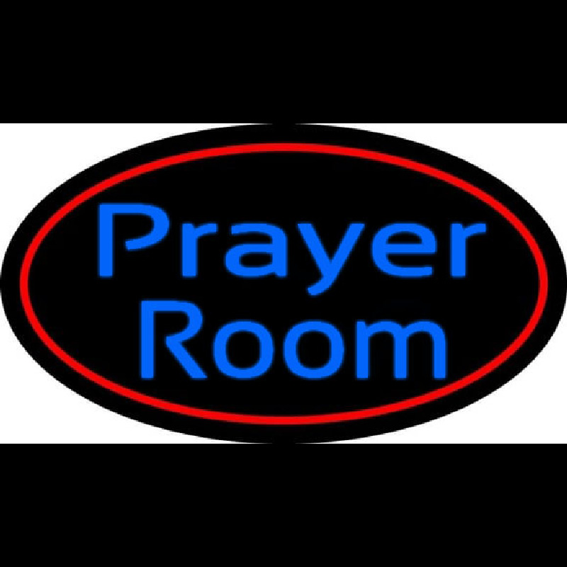 Custom Prayer Room With Border Neon Sign USA