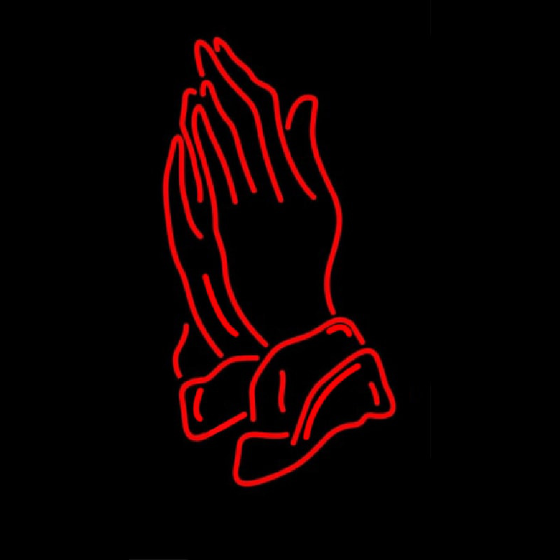 Custom Praying Hands Neon Sign USA