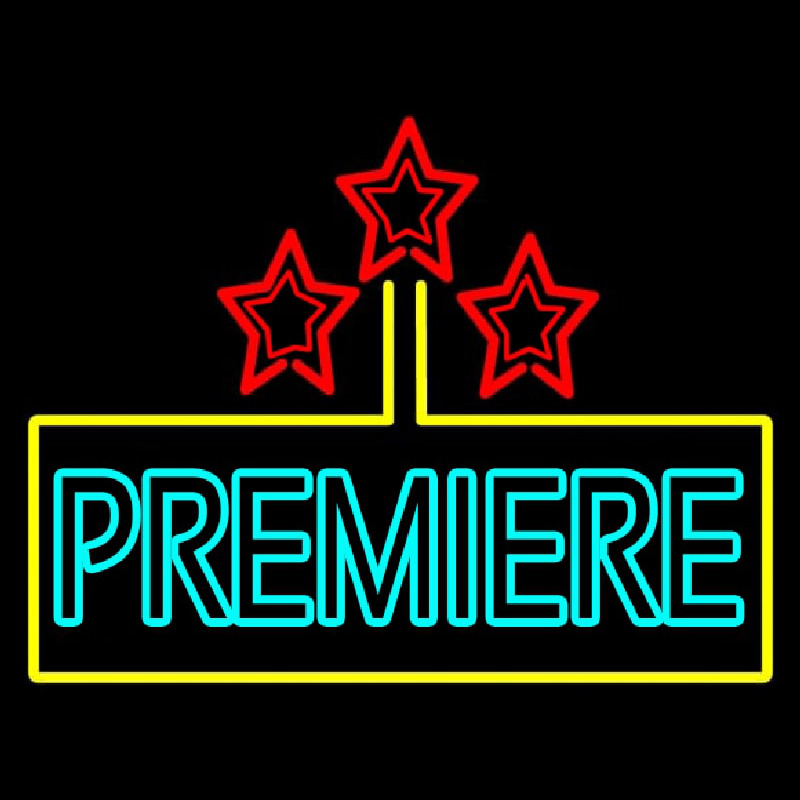 Custom Premiere Dark Neon Sign USA