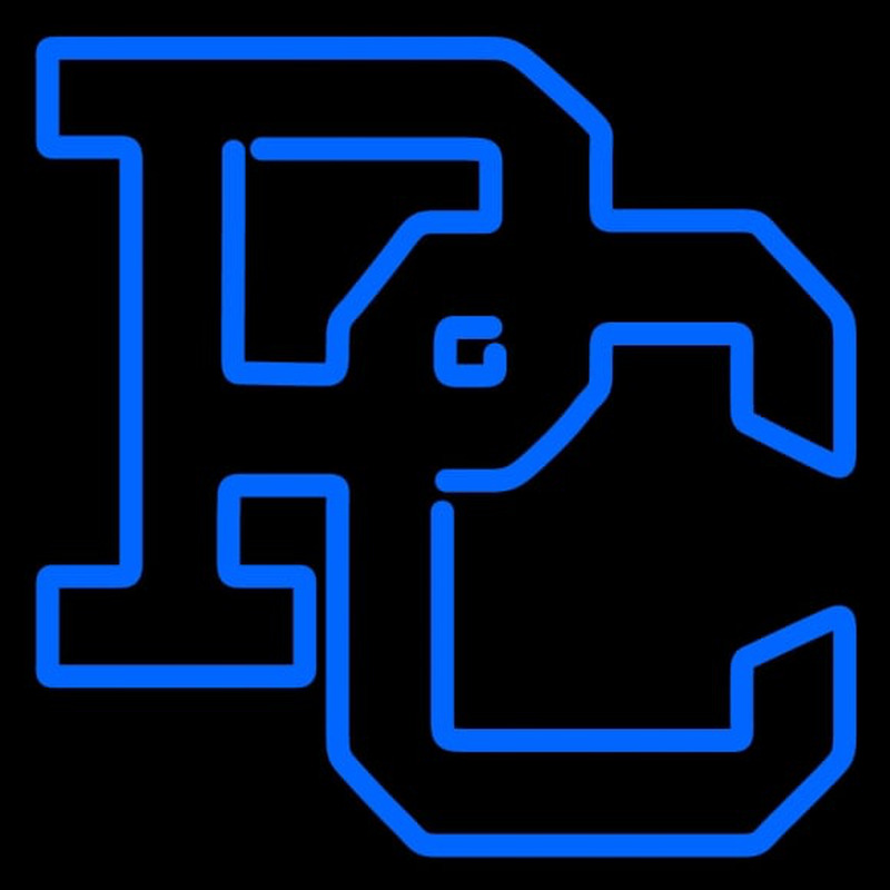 Custom Presbyterian Blue Hose Primary Pres Logo NCAA Neon Sign Neon Sign USA