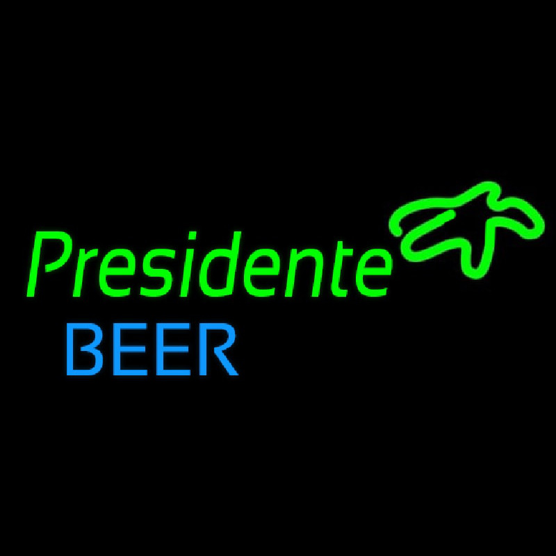 Custom Presidente Neon Sign USA