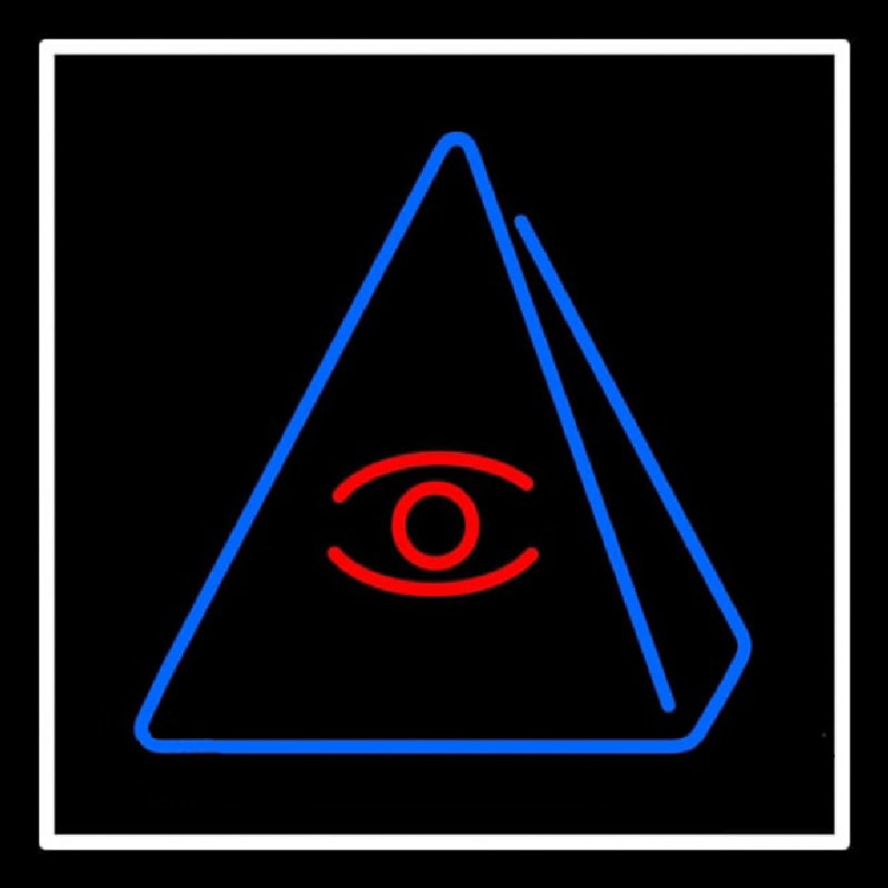 Custom Psychic Eye Pyramid Neon Sign USA