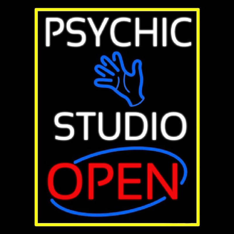 Custom Psychic Studio Open Neon Sign USA
