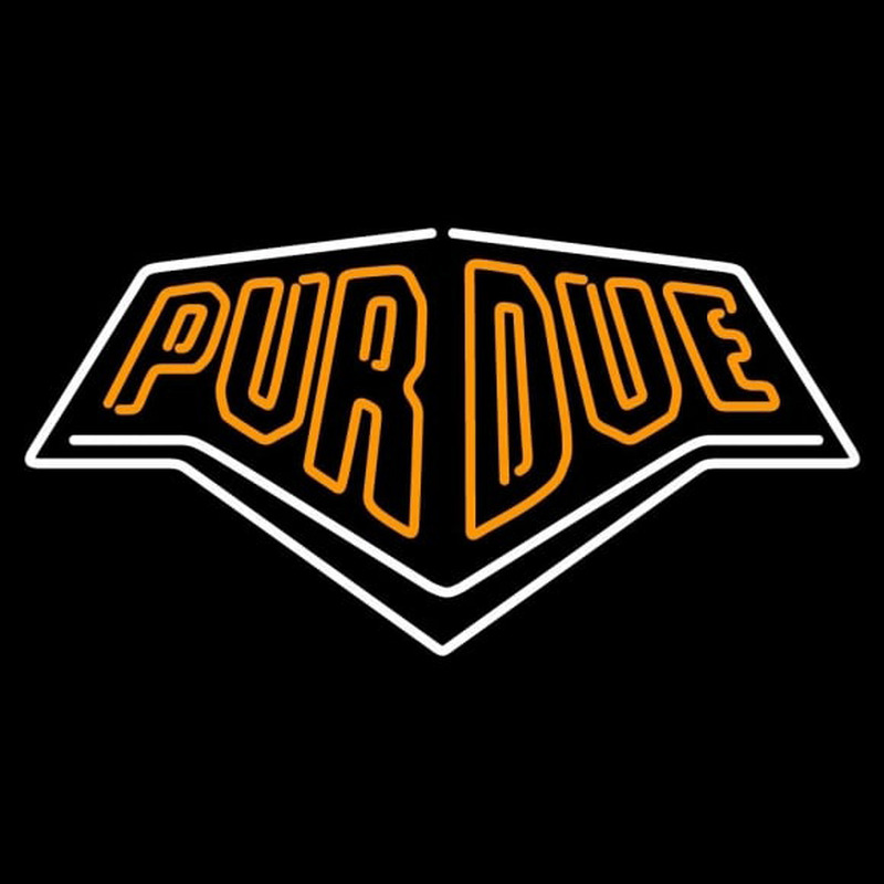 Custom Purdue Boilermakers Wordmark 1996 Pres Logo NCAA Neon Sign Neon Sign USA
