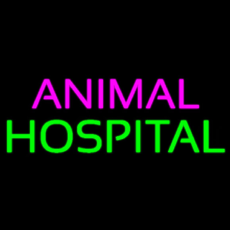 Custom Purple Animal Green Hospital Neon Sign USA