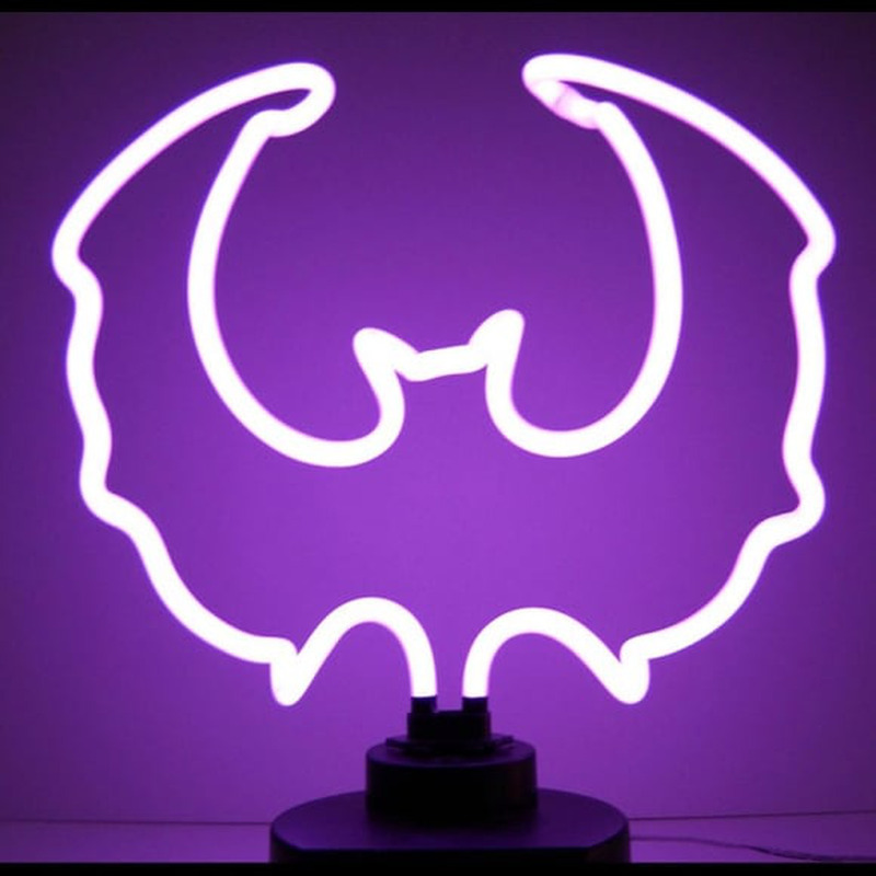 Custom Purple Batman Desktop Neon Sign