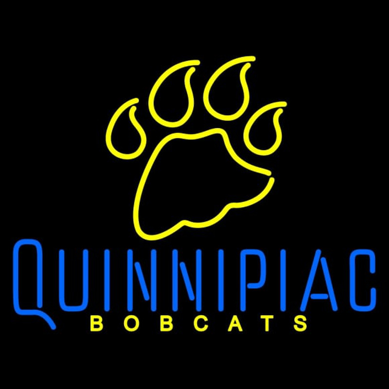 Custom Quinnipiac Bobcats Wordmark Pres Logo NCAA Neon Sign Neon Sign USA