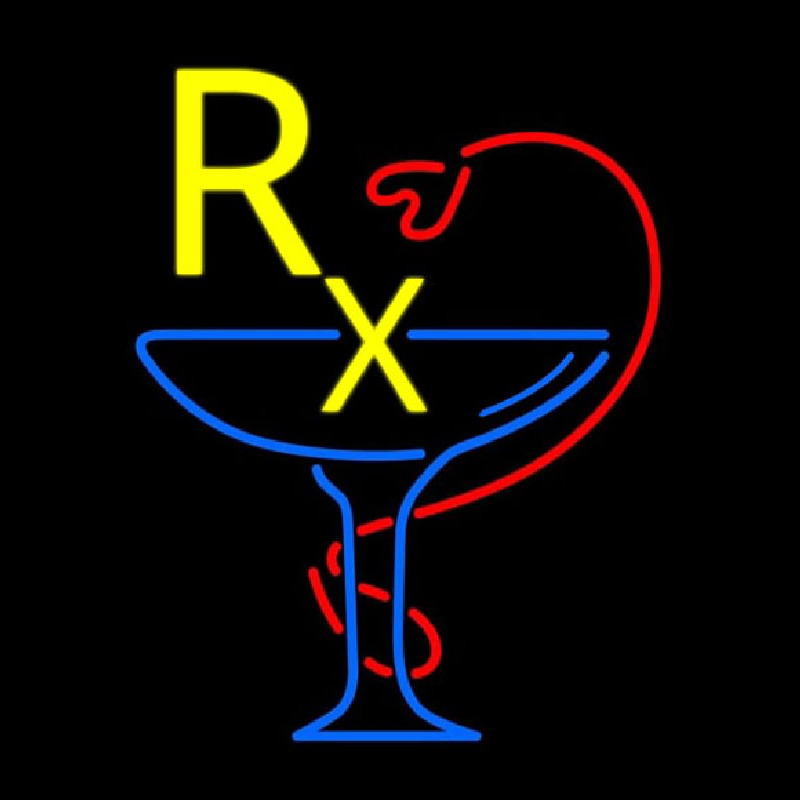 Custom Rx Martini Neon Sign USA
