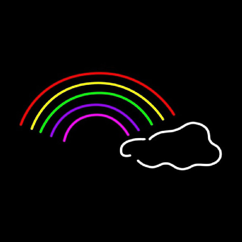 Custom Rainbow Cloud Neon Sign USA