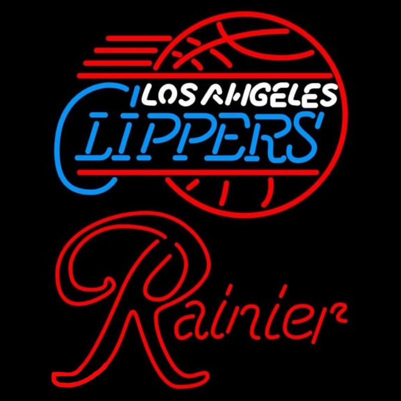 Custom Rainier Los Angeles Clippers NBA Beer Sign Neon Sign USA