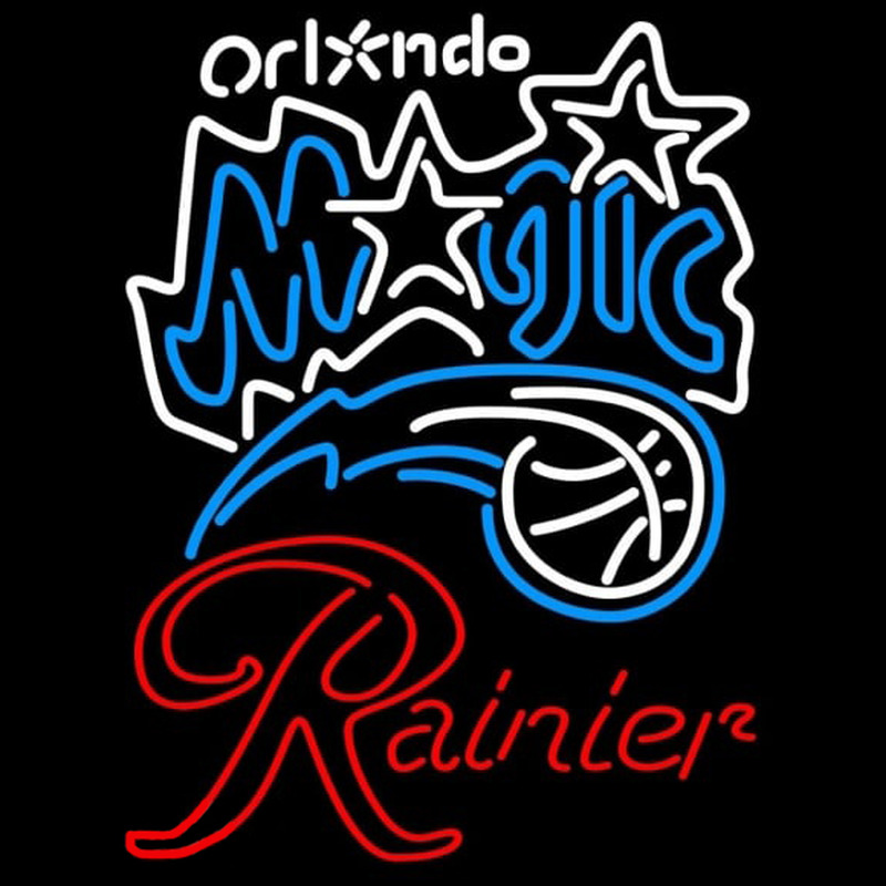 Custom Rainier Orlando Magic NBA Beer Sign Neon Sign USA