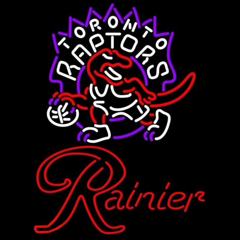 Custom Rainier Toronto Raptors NBA Beer Sign Neon Sign USA