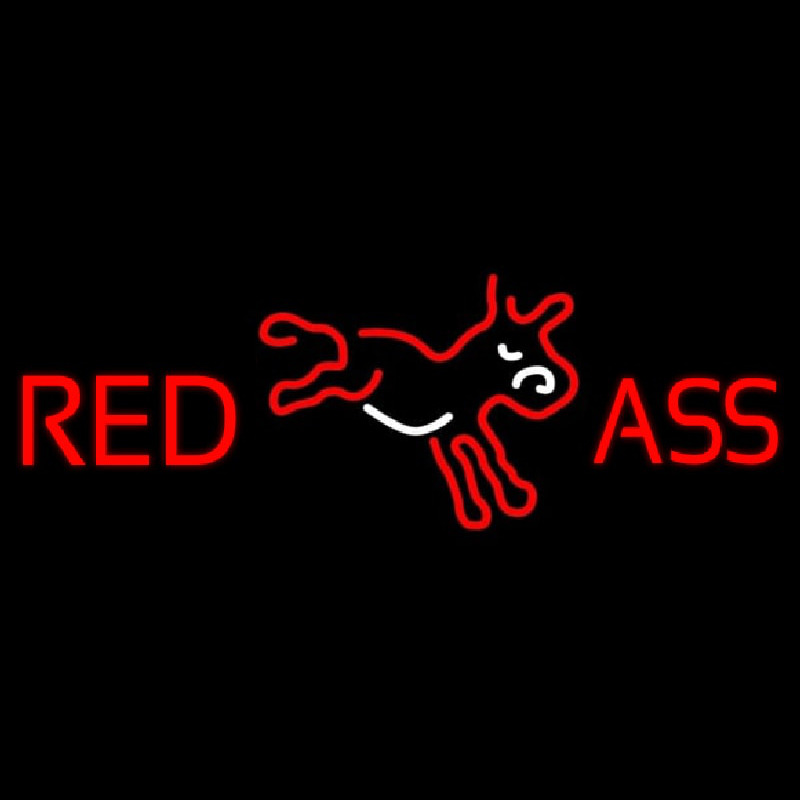Custom Red Ass Donkey Neon Sign USA
