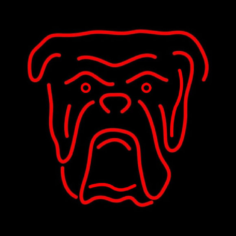 Custom Red Bull Dog Neon Sign USA