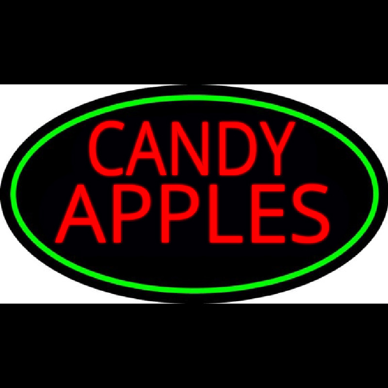 Custom Red Candy Apples Neon Sign USA