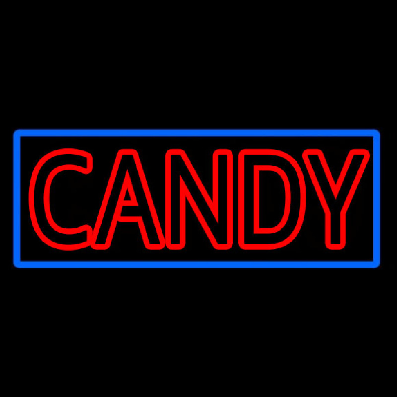 Custom Red Candy Neon Sign USA