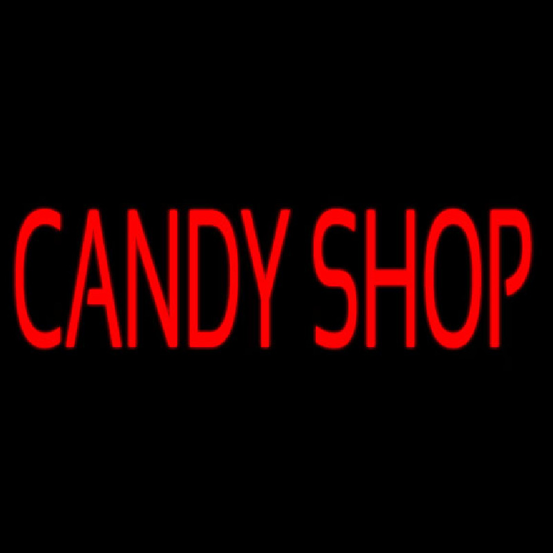 Custom Red Candy Shop Neon Sign USA