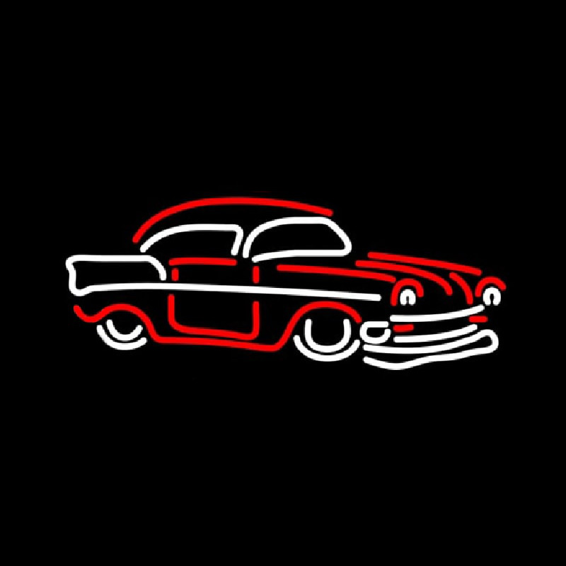 Custom Red Car Neon Sign USA