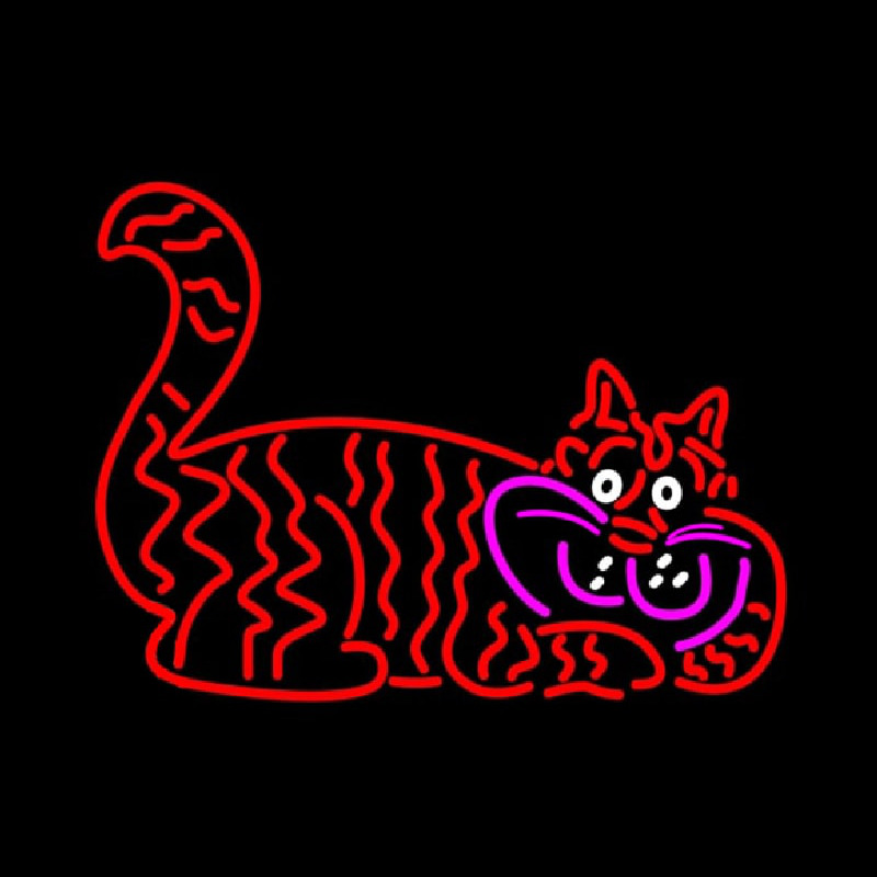 Custom Red Cat Neon Sign USA