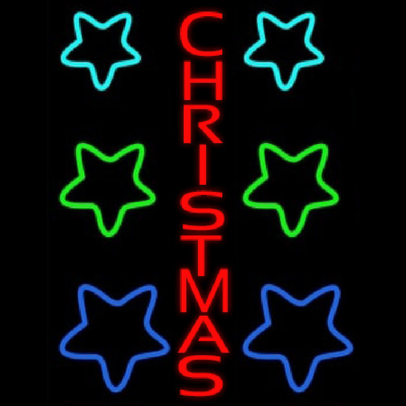 Custom Red Christmas Neon Sign USA