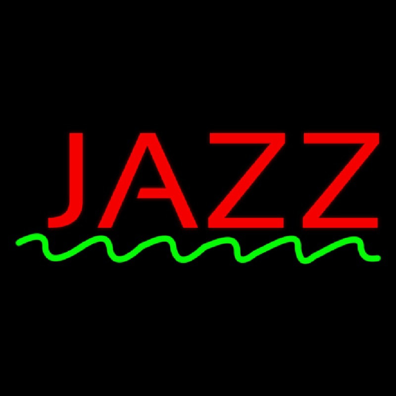 Custom Red Colored Jazz Block Neon Sign USA