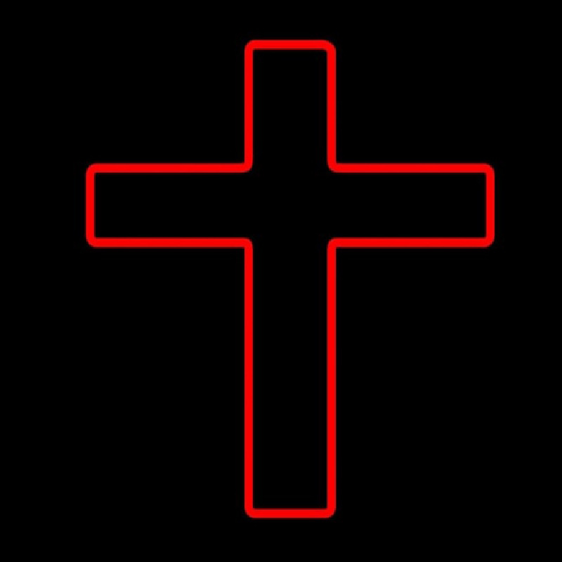 Custom Red Cross Neon Sign USA