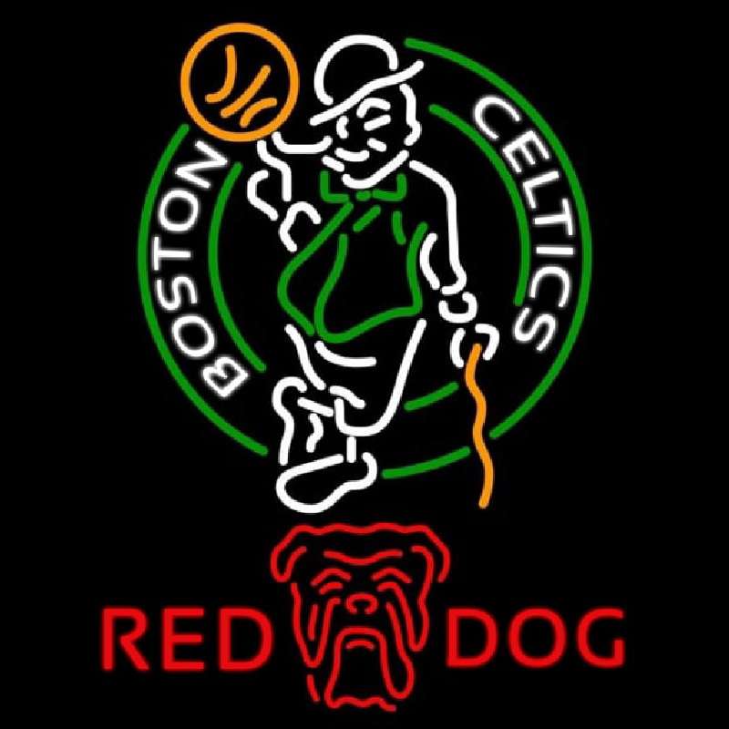 Custom Red Dog Boston Celtics NBA Beer Sign Neon Sign USA