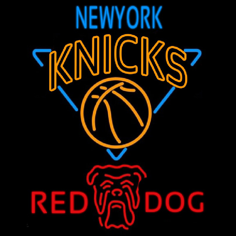 Custom Red Dog New York Knicks NBA Beer Sign Neon Sign USA