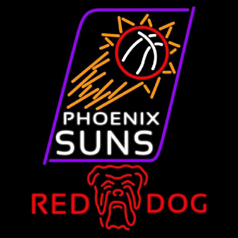 Custom Red Dog Phoenix Suns NBA Beer Sign Neon Sign USA