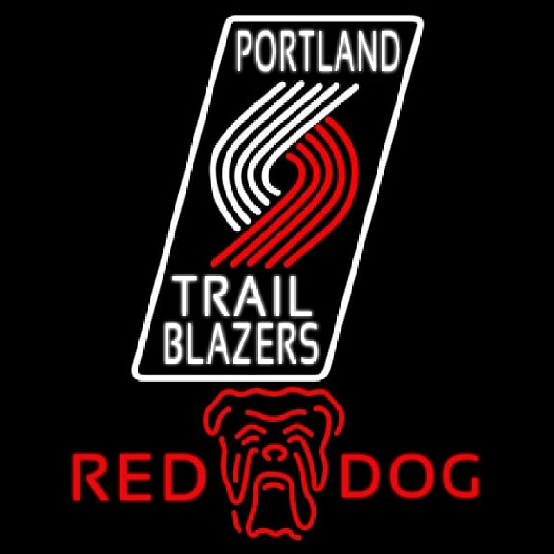 Custom Red Dog Portland Trail Blazers NBA Beer Sign Neon Sign USA