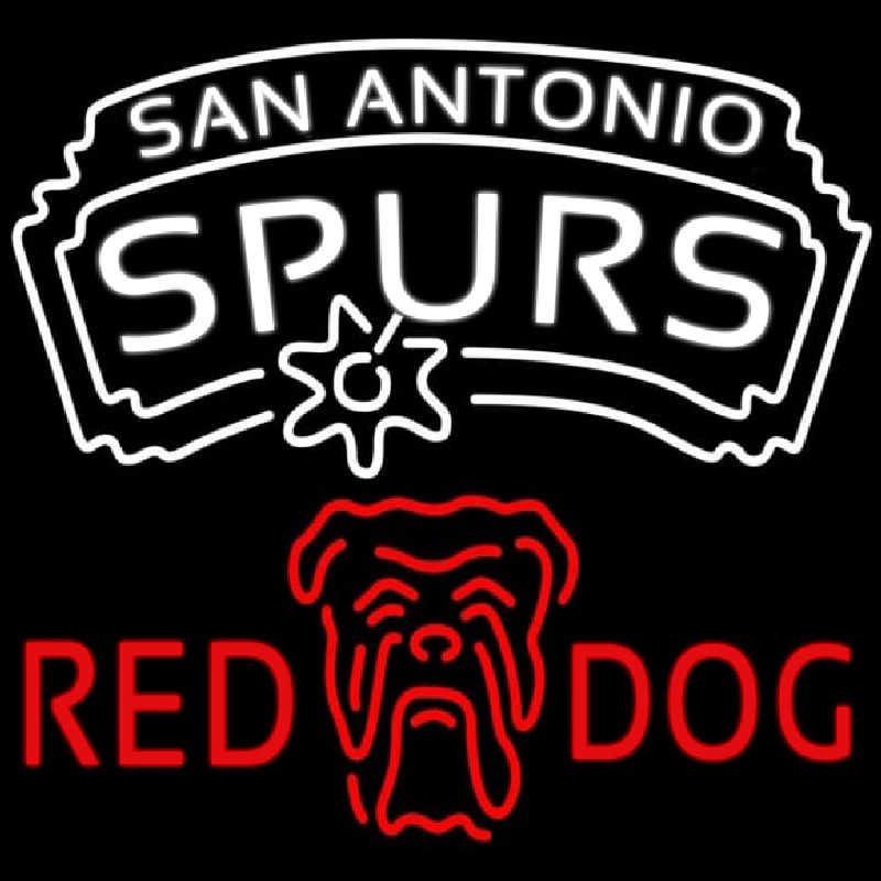 Custom Red Dog San Antonio Spurs NBA Beer Sign Neon Sign USA