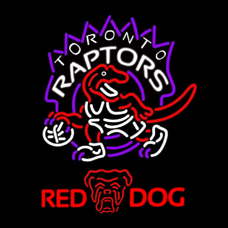 Custom Red Dog Toronto Raptors NBA Beer Sign Neon Sign USA