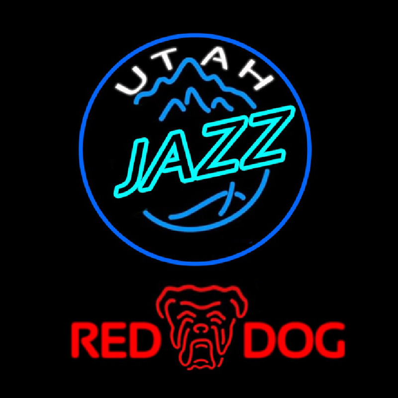 Custom Red Dog Utah Jazz NBA Beer Sign Neon Sign USA