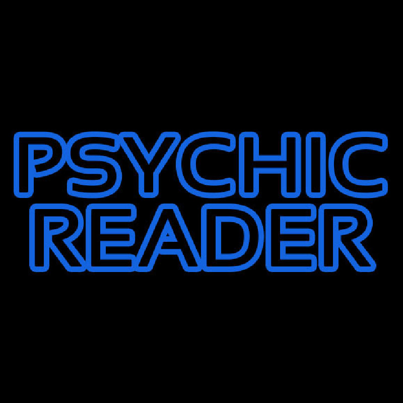 Custom Red Double Stroke Psychic Reader Neon Sign USA