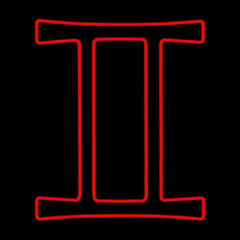Custom Red Gemini Neon Sign USA