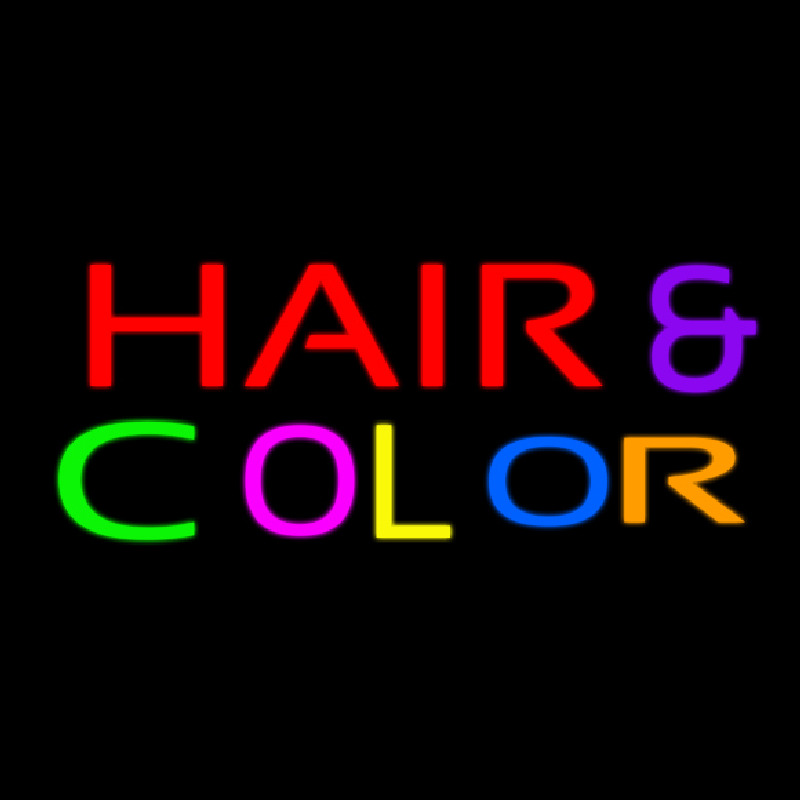 Custom Red Hair And Color Neon Sign USA