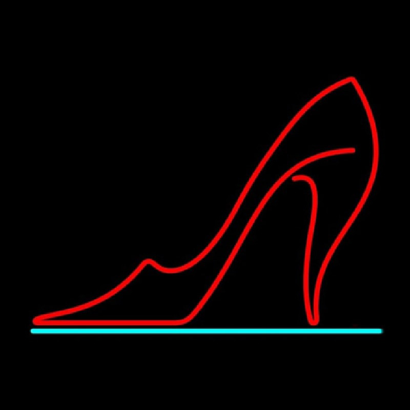 Custom Red High Heel Neon Sign USA