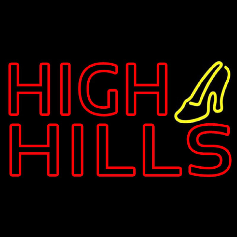 Custom Red High Heels Neon Sign USA