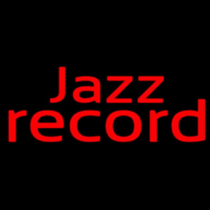 Custom Red Jazz Record 1 Neon Sign USA