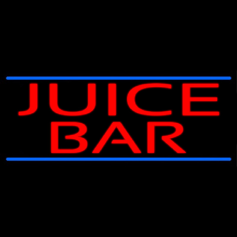 Custom Red Juice Bar Neon Sign USA