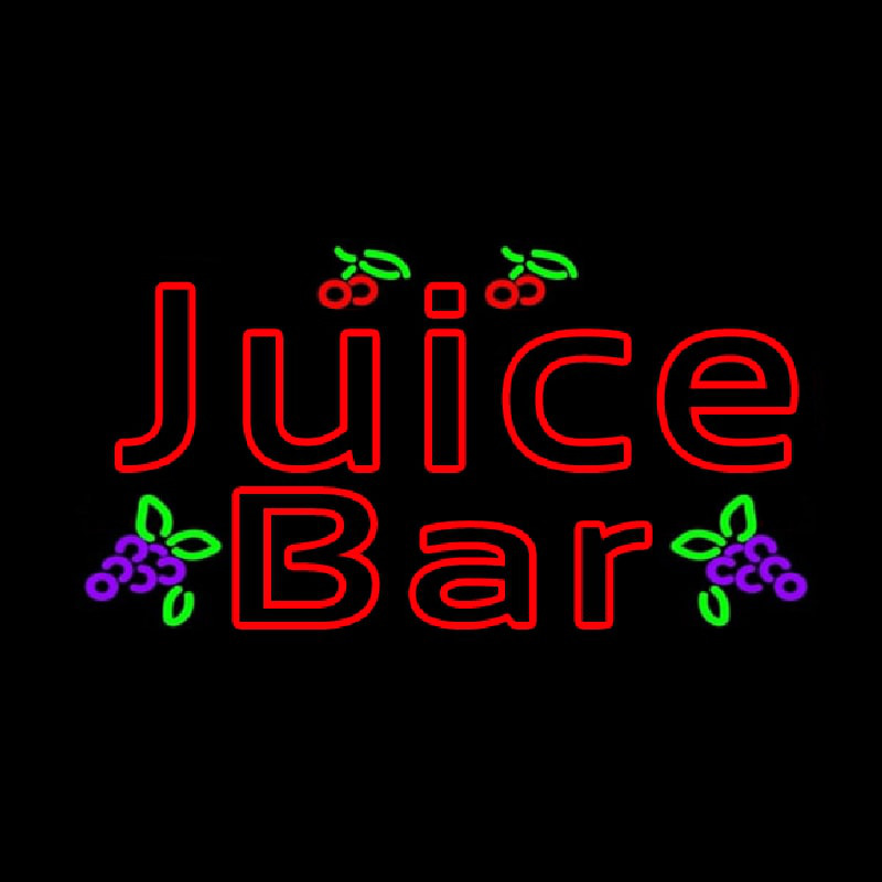 Custom Red Juice Bar Neon Sign USA