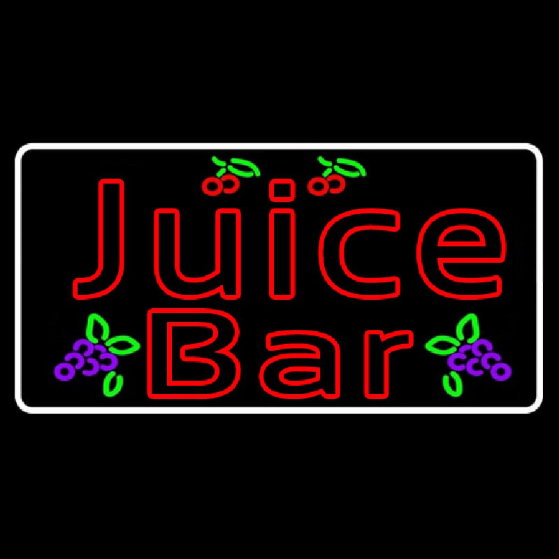 Custom Red Juice Bar Neon Sign USA