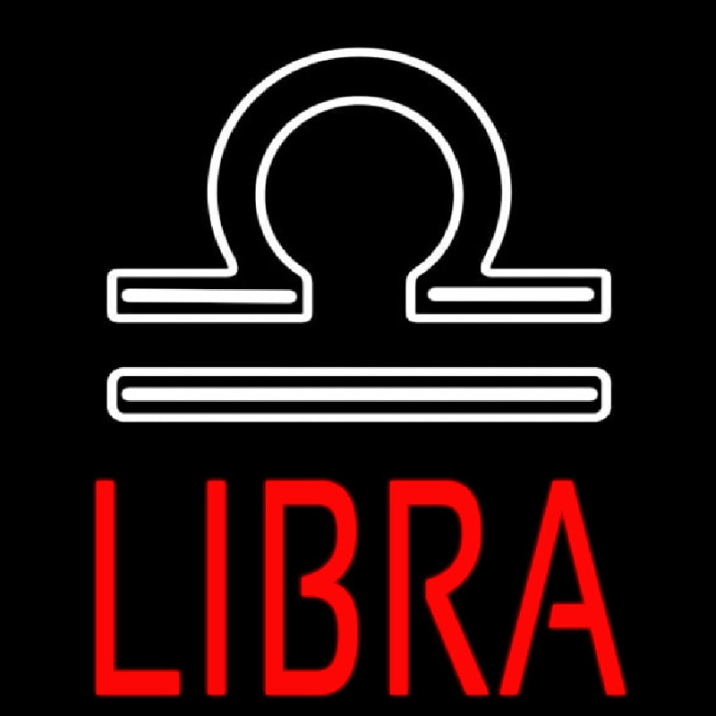 Custom Red Libra Zodiac Neon Sign USA