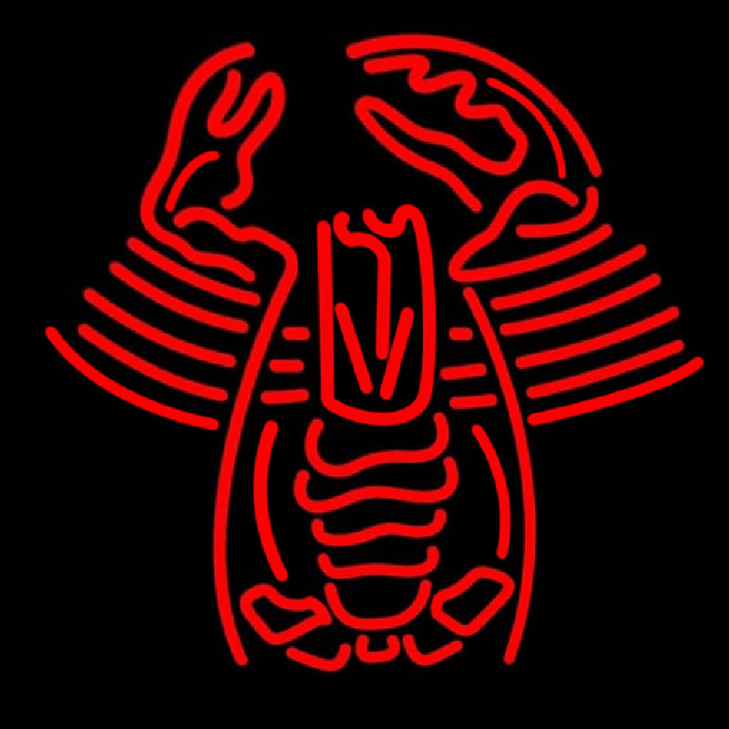 Custom Red Lobster Logo Neon Sign USA Custom Neon Signs Shop Neon